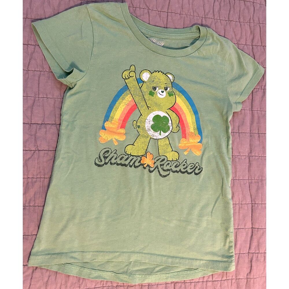 Care Bears Youth "ShamRocker" Good Luck Bear graphic tee size medium